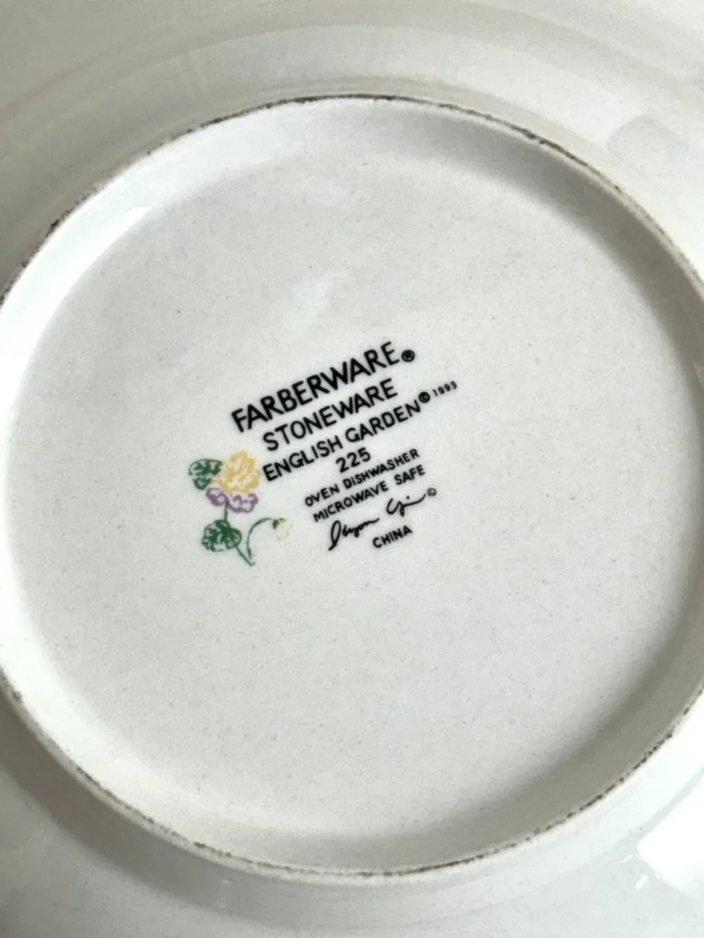 Farberware English Garden 9.5
